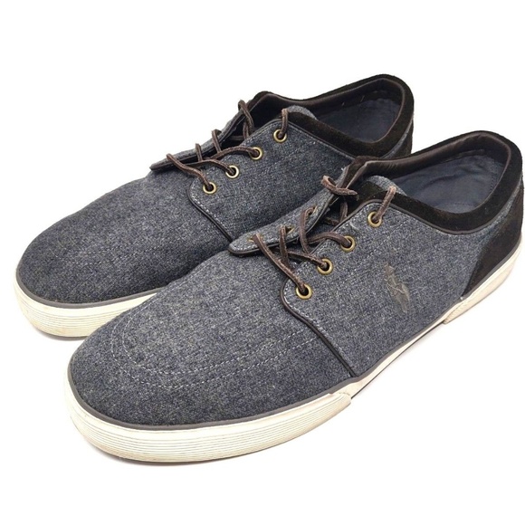 Faxon Low Shoes Ralph Polo 17d Gray Flannel Lauren 8nwOXN0Pk